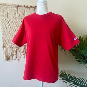 Vintage Champion Red Tee (Women’s Small)